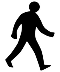 Walking Man Silhouette
