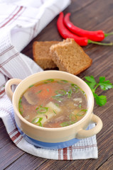mushroom soup
