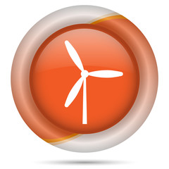 Orange plastic icon