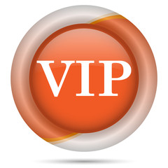 Orange plastic icon