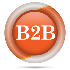 Orange plastic icon