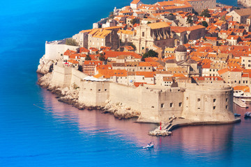 Fortress and wall of Dubrovnik