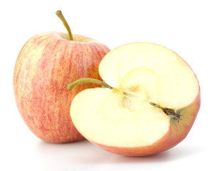 juicy apples isolated on white background
