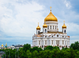 Fototapeta na wymiar Katedra Chrystusa Zbawiciela. Rosja, Moskwa