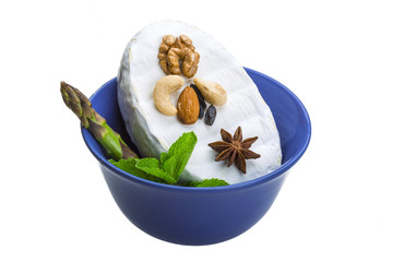 Fresh soft brie cheese