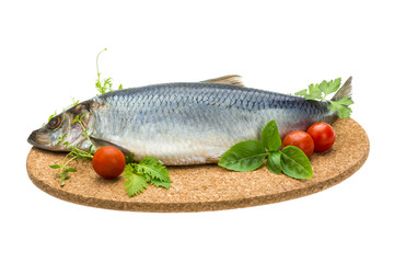 Marinated herring with herbs