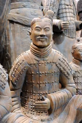 Fototapeten berühmte chinesische Terrakotta-Armeefiguren © wusuowei