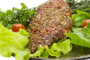 Smoked beef