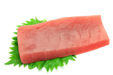 sashimi of the tuna