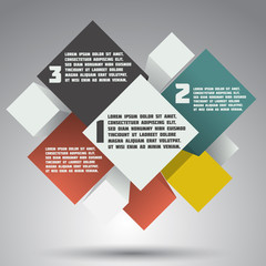 Modern colorful design. business options banner