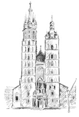 Fototapeta premium Krakau Cracow