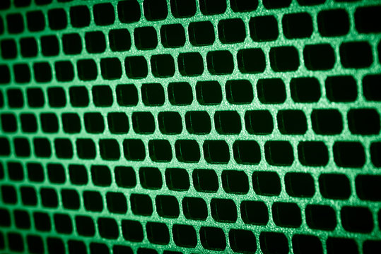 abstract metallic grid