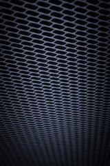 abstract metallic grid