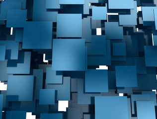 Abstract 3d sqaures background