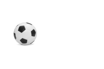 Soccer football isolated white background