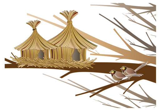 recommend clip art: Bird's nest