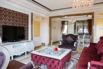 Obraz na płótnie Canvas luxury living room