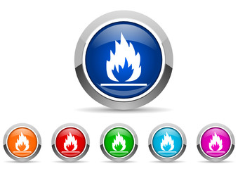 fire icon set