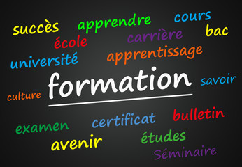 Formation (&eacute;cole, culture; tableau)