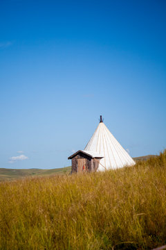 Mongolian yurts