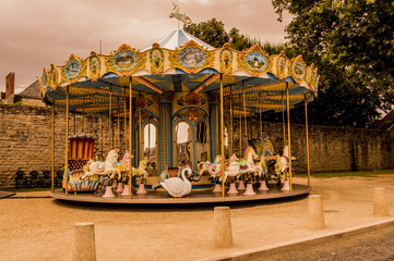Carousel in Guerande France