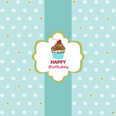 Happy birthday greeting card