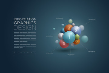 Sphere infographics