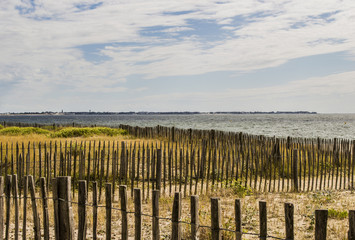 Obraz premium Wild beach in La Turballe France