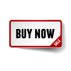 Sale - Buy now label vector