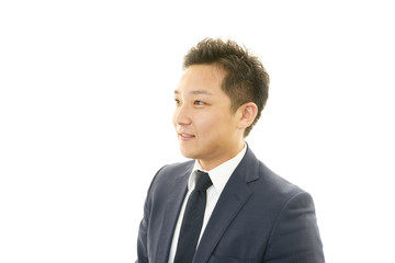 笑顔のビジネスマン