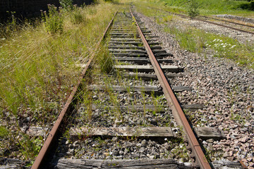 Chemin de fer désaffecté