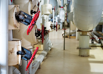 Industrial zone valves, factory equipment.