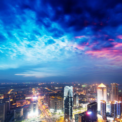 Obraz premium Bird view at Nanchang China