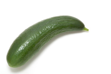 Fresh green cucumber