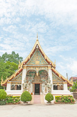 Fototapeta premium Wat Sri khun Muang in Chiang Khan ,Loei, Thailand