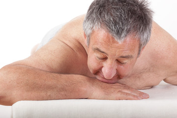 Fototapeta premium Senior man at the massage
