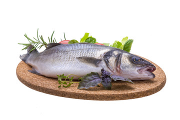 Raw seabass