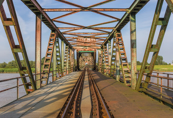 Bridge Friesenbrucke near Weener in Germany