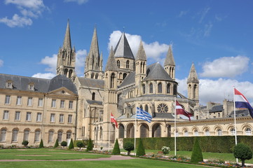 Fototapeta na wymiar Abbaye aux Hommes 3, Caen