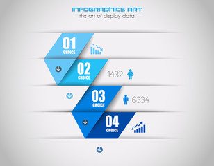 Infographics background to display your data
