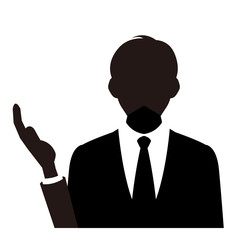 サラリーマン　シルエット