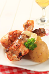 Spicy chicken drumsticks