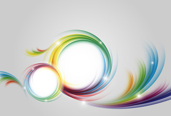 colorful vector rainbow backdrop