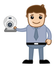 Web Cam - Business Cartoons