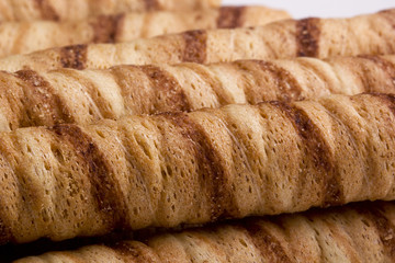 Rolled waffles