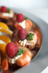 Holiday Appetizers on the platter