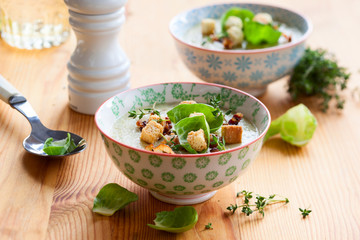 Cream of Brussel Sprout Soup