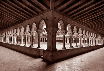 Kreuzgang der Abtei Saint-Pierre, Moissac / Südfrankreich