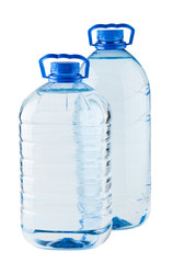 Naklejka premium Pair of big water bottles