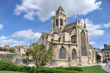 Vue générale 4, Eglise Saint Etienne le Vieux, Caen